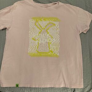Dutch Bros Pink Short Sleeve Tee with Vibrant Graphic